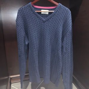 Thomas Pink Cable Knit Sweater